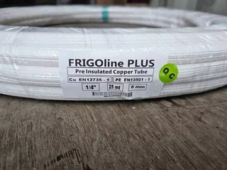 9812031 MEDENÁ RÚRA 1/4'' FRIGOLINE POTAHOVANÁ
